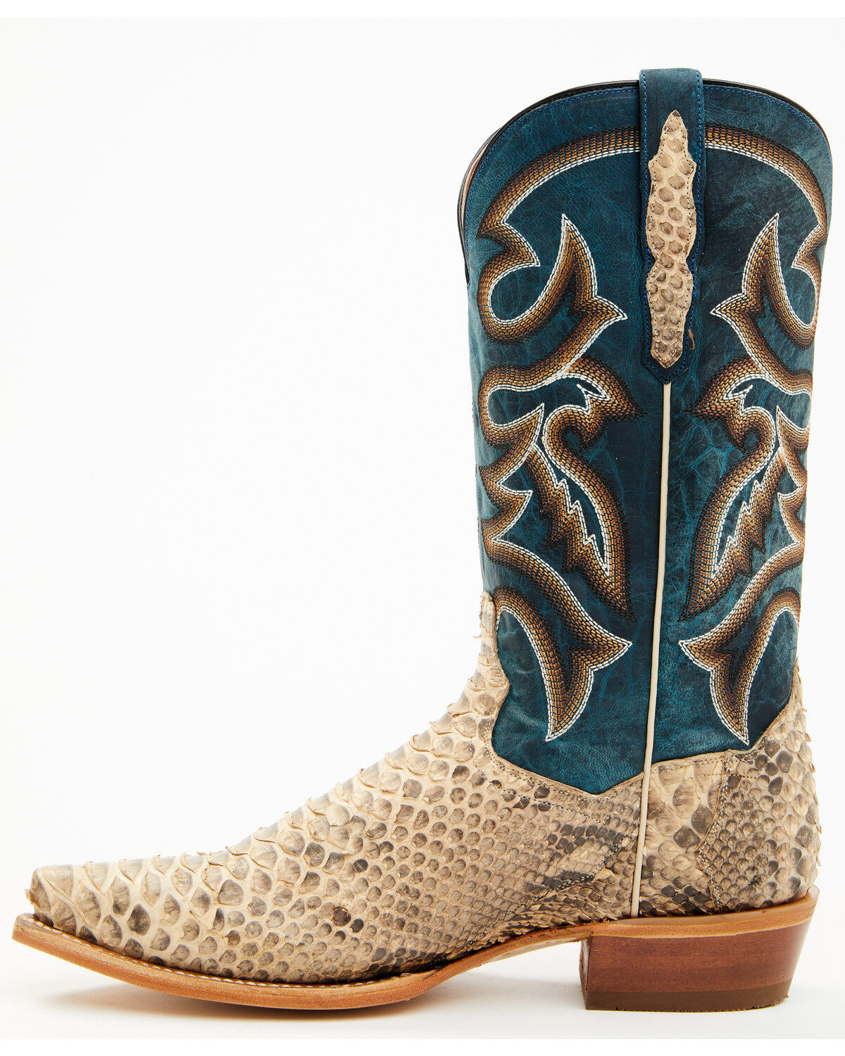 Image #3 - Dan Post Men's Exotic Python Western Boots - Snip Toe, , hi-res