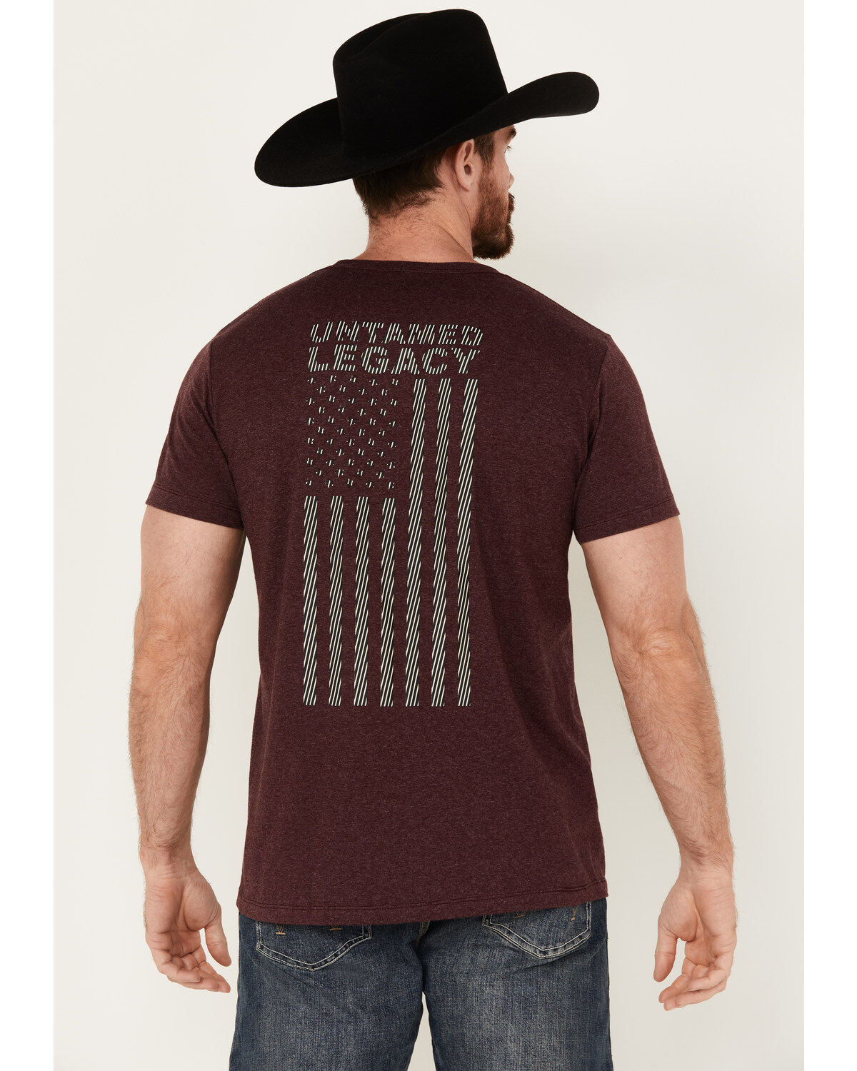 Product Name:  RANK 45® Men's Bedford American Flag Short Sleeve T-Shirt