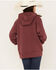 Ariat Girls' Logo Hoodie, Burgundy, hi-res