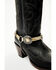 Image #1 - Shyanne Women's Hair-On Leather and Concho Boot Bracelet, White, hi-res