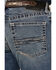 Image #4 - Ariat Men's M2 Medium Wash Relaxed Bootcut Stretch Denim Jeans, , hi-res