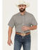 Image #1 - Cinch Men's Medallion Print Short Sleeve Button-Down Western Shirt, Cream, hi-res
