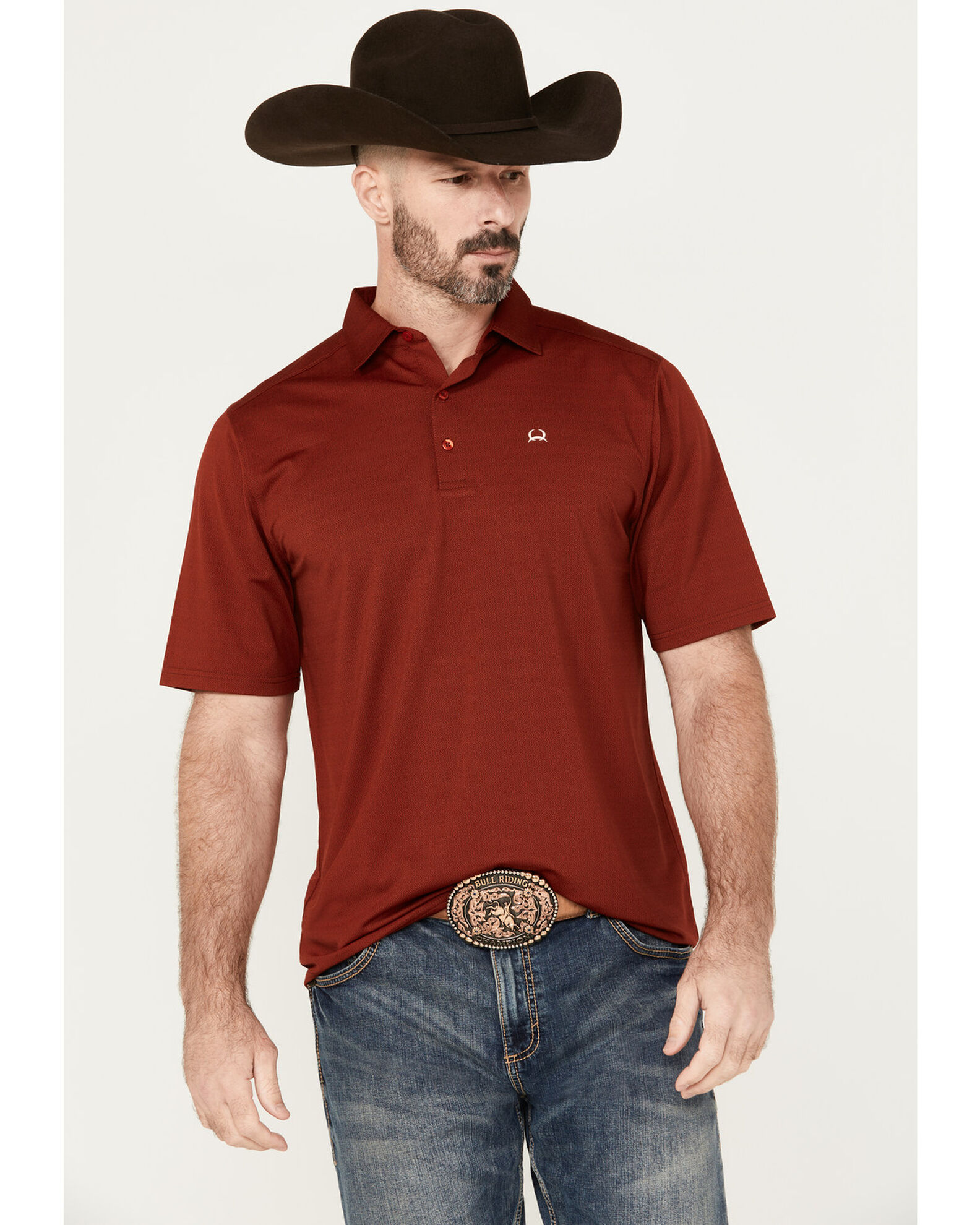 Mens cinch polo shirts outlet