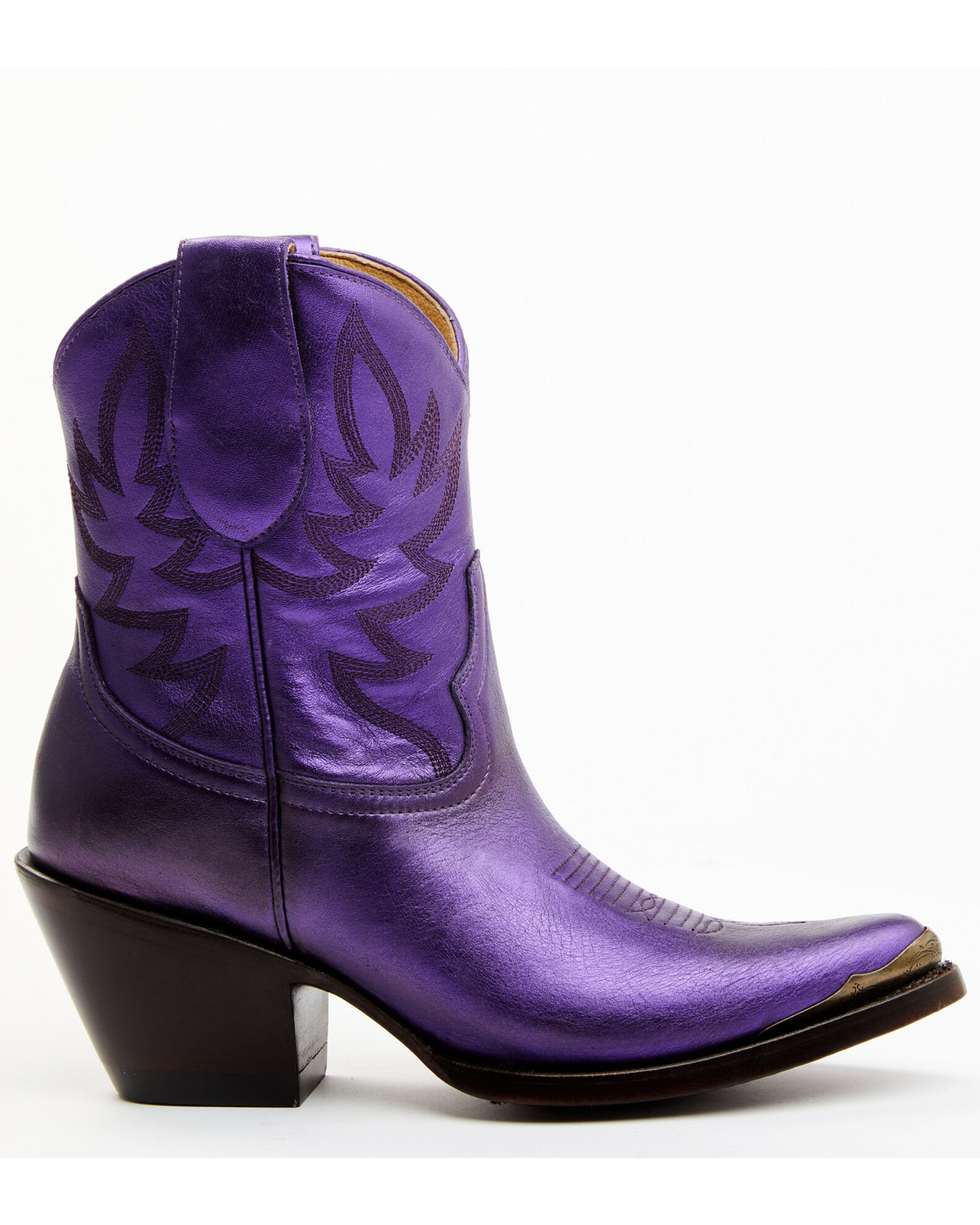 Idyllwind Women s Wheels Metallic Leather Booties Pointed Toe Boot Barn