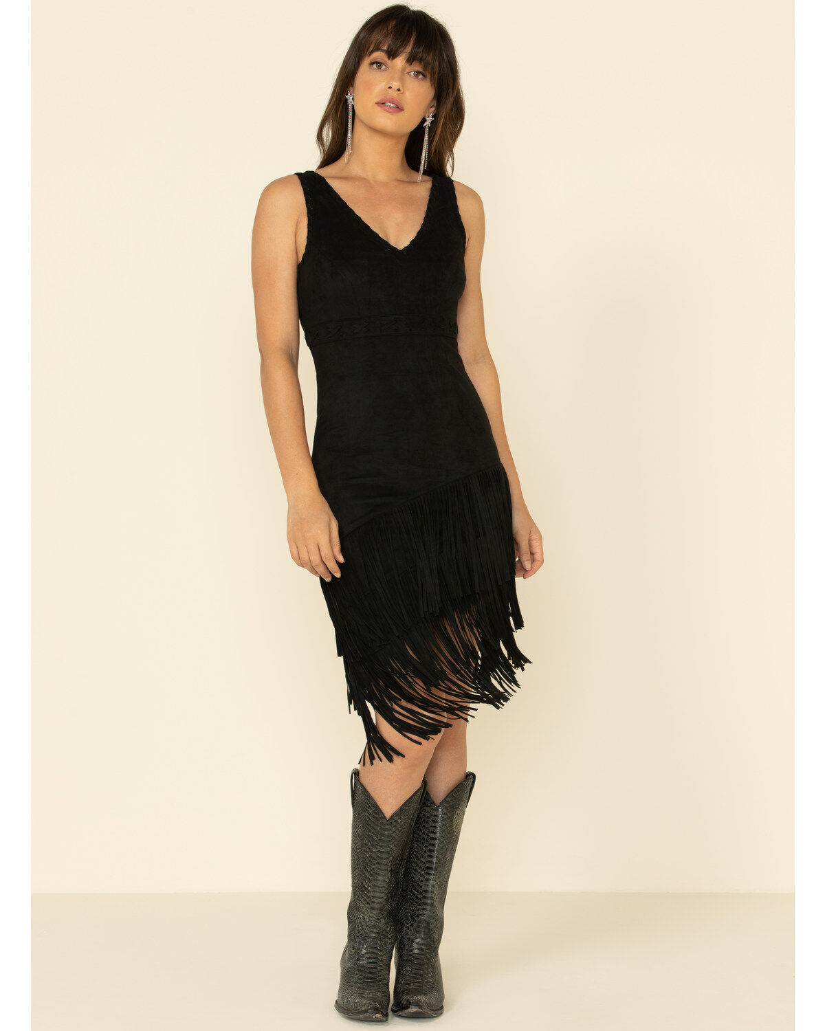 ワンピース 2015AW Dsquared2 Leather Fringes Dress 2015AW Dsquared2 Leather Fringes Dress