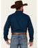 Image #4 - Cinch Men's Modern Fit Solid Navy Long Sleeve Button-Down Western Shirt, Blue, hi-res
