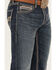 Image #4 - Rock & Roll Denim Men's Revolver Dark Vintage Wash Slim Straight Reflex Denim Jeans, Dark Wash, hi-res
