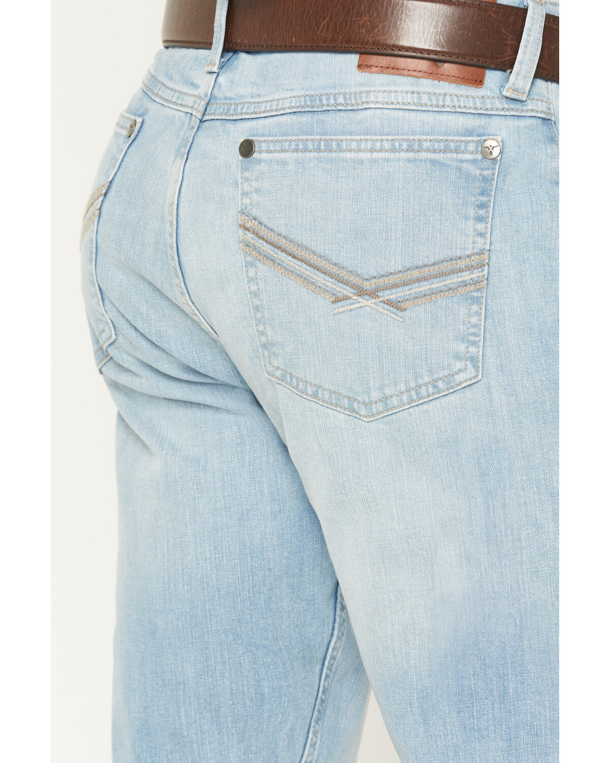 Product Name:  Wrangler Retro Men's 42MWx 20X Light Wash Bootcut Stretch Denim Jeans