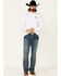 Image #2 - Kimes Ranch Men's White KR2 Performance Logo Long Sleeve T-Shirt, , hi-res