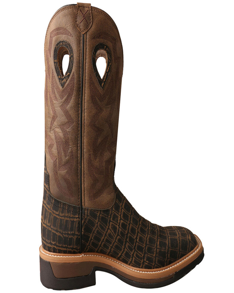 Twisted X Men's Lite Alloy Western Work Boots Square Toe
