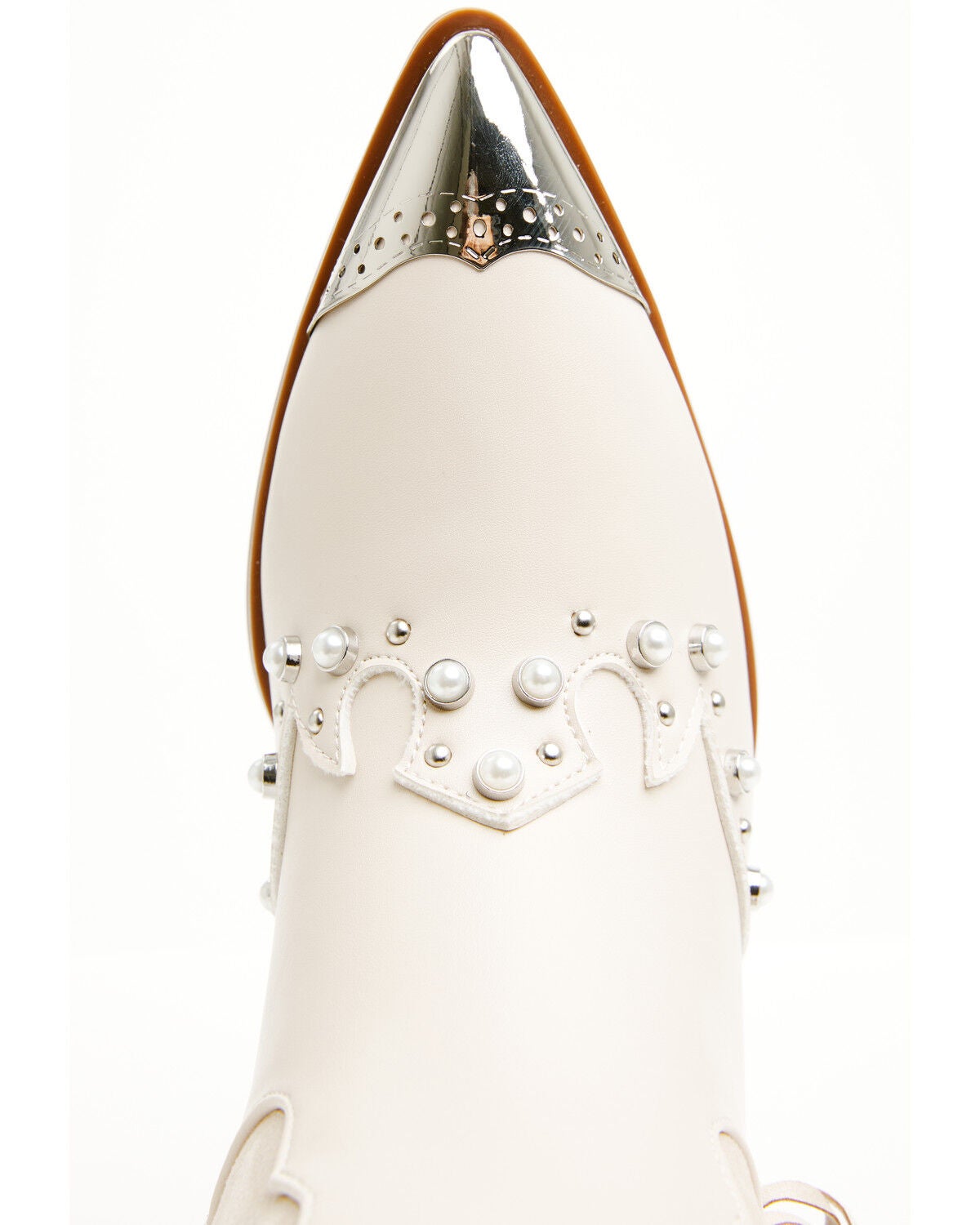 Image #6 - Azalea Wang Women's Pelagius Tall Fringe Western Boots - Round Toe, Cream, hi-res