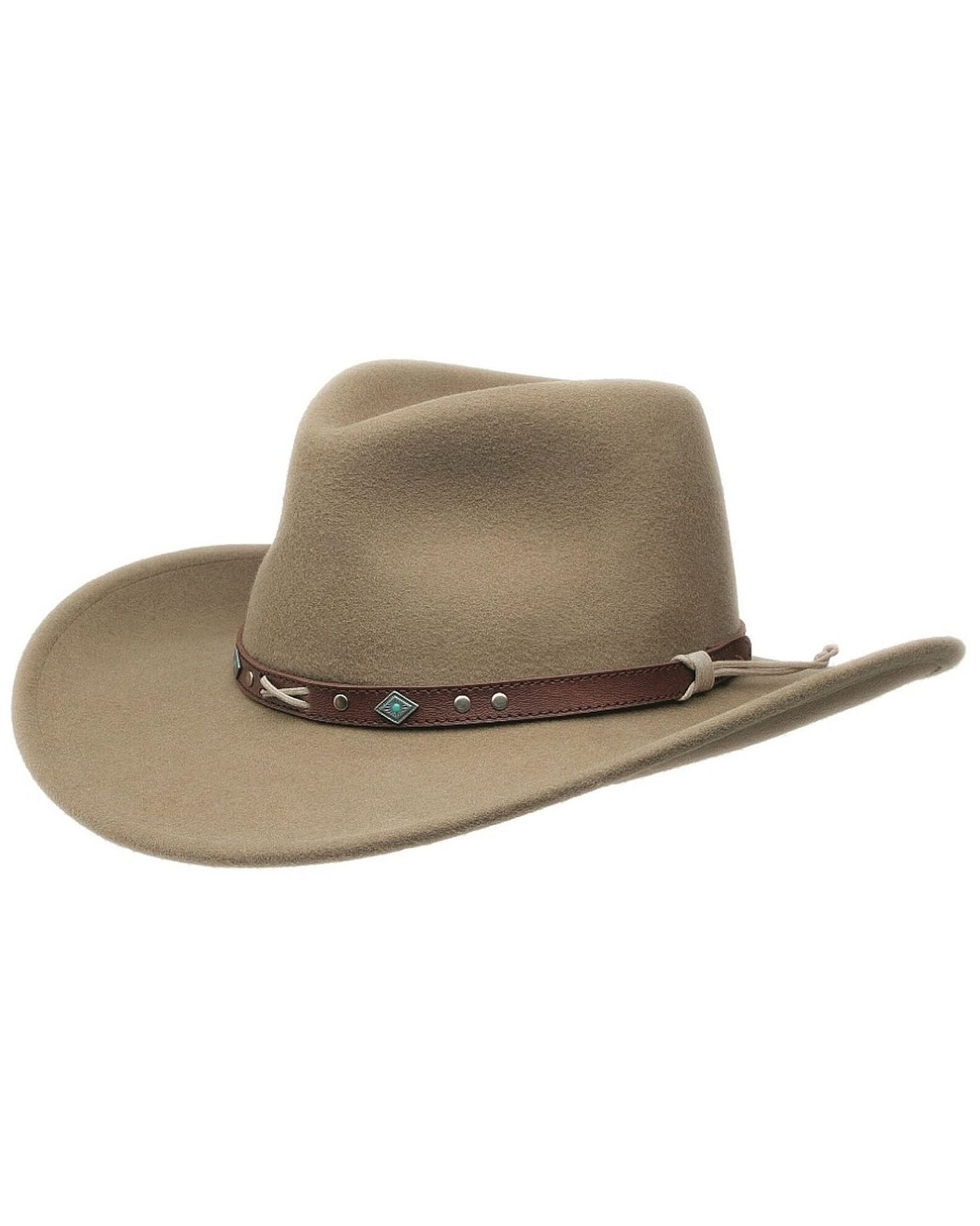 Crushable felt hats for men top