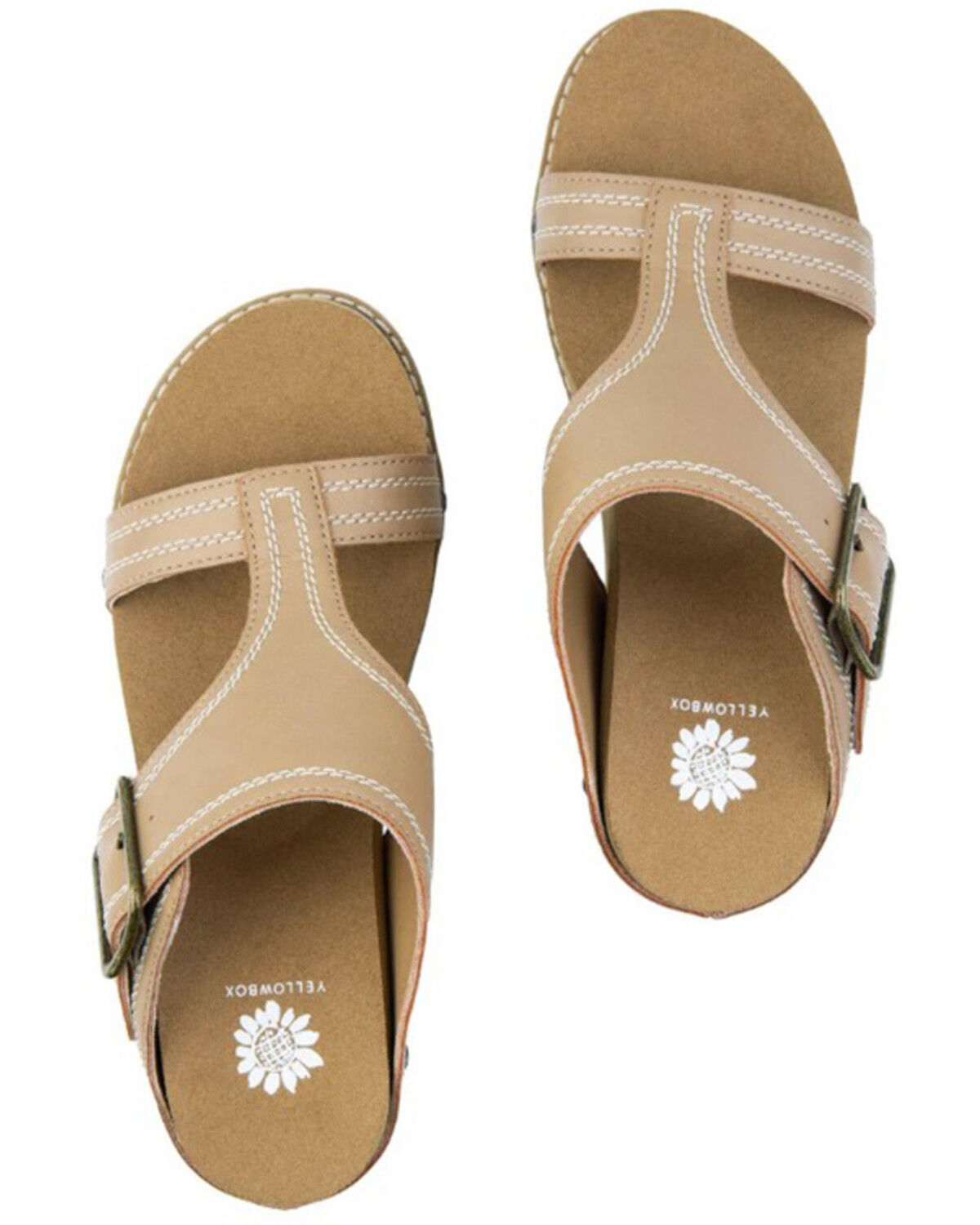 Image #4 - Yellow Box Women's Andreas Wedge Heels, Tan, hi-res