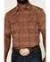 Image #3 - Cody James Men's Easl End Large Plaid Short Sleeve Snap Western Shirt, Brown, hi-res