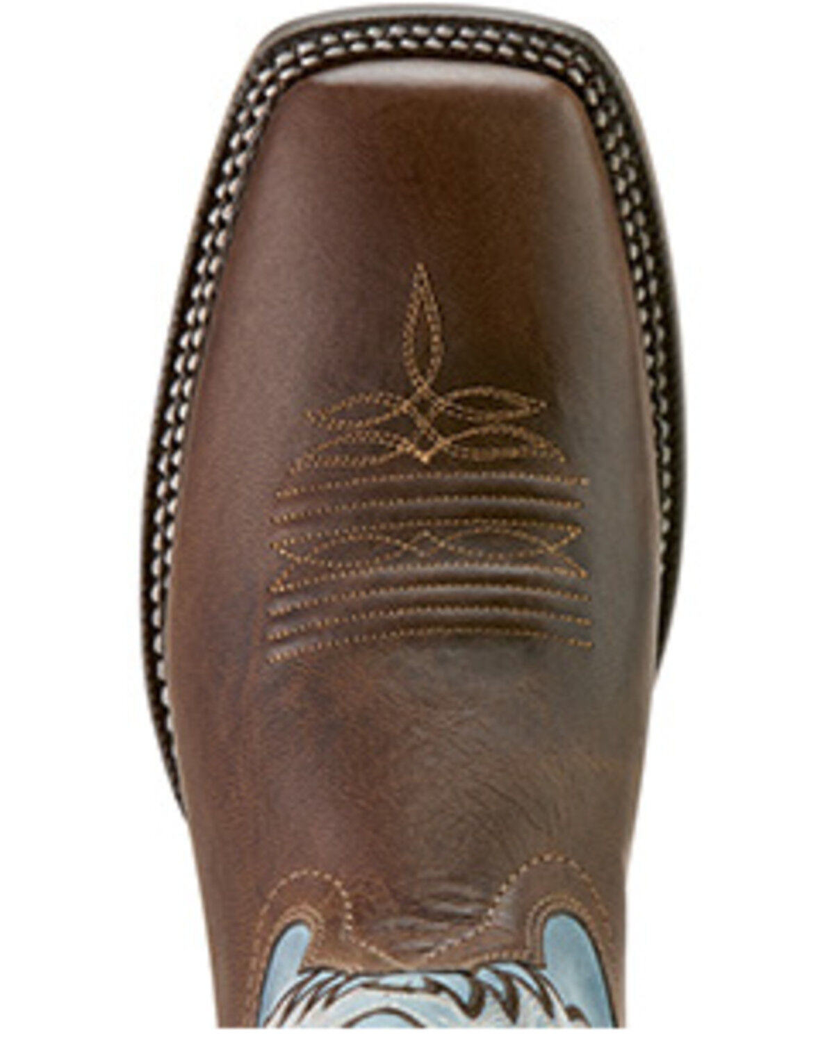 Image #4 - Ariat Men's Cattle Creek Western Boots - Broad Square Toe, Brown, hi-res