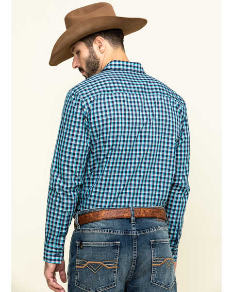 Image #2 - Gibson Men's High Roller Small Plaid Long Sleeve Western Shirt , , hi-res