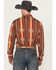 Image #4 - Wrangler Men's Checotah Southwestern Print Long Sleeve Snap Western Shirt, Brown, hi-res