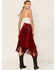 Scully Women's Fringe Skirt, Red, hi-res