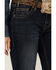 Image #4 - Rock & Roll Denim Women's Dark Wash Mid Rise Embroidered Riding Stretch Denim Jeans, Dark Wash, hi-res