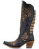 Image #3 - Corral Women's Inlay and Straps Western Boots - Snip Toe, , hi-res