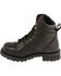 Milwaukee Leather Men's Lace To Toe Boots - Round Toe, Black, hi-res