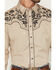 Image #3 - Rodeo Clothing Men's Embroidered Embellished Long Sleeve Snap Western Shirt, Tan, hi-res