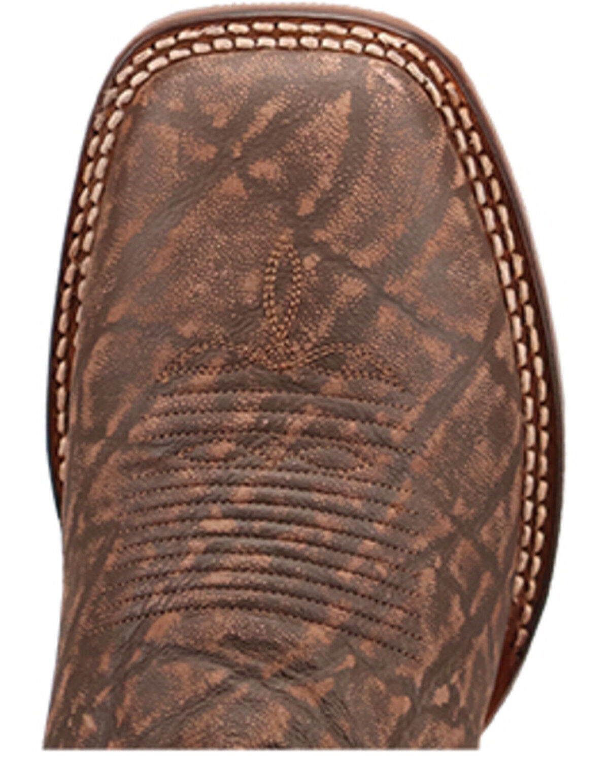 Image #6 - Dan Post Men's Elephant Print Western Boots - Broad Square Toe, Brown, hi-res