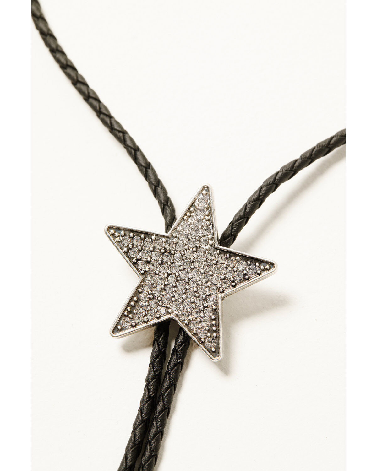 Image #3 - Shyanne Women's Star Rhinestone Bolo Tie, Silver, hi-res