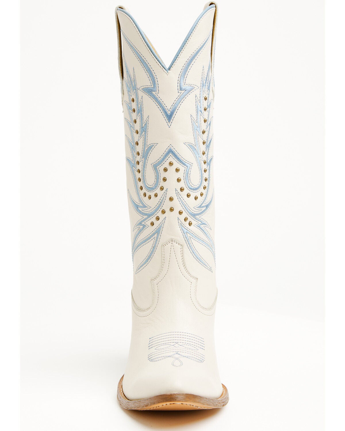 Image #4 - Idyllwind Women's Double Down Western Boots - Round Toe, White, hi-res