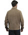 Image #4 - Frye Men's Solid Suede Snap Western Shirt, Taupe, hi-res