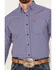 Ariat Men's Pro Series Louis Long Sleeve Button Down Western Shirt - Big, Dark Blue, hi-res