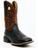 Image #1 - RANK 45® Men's Warrior Performance Western Boots - Broad Square Toe, Black/brown, hi-res