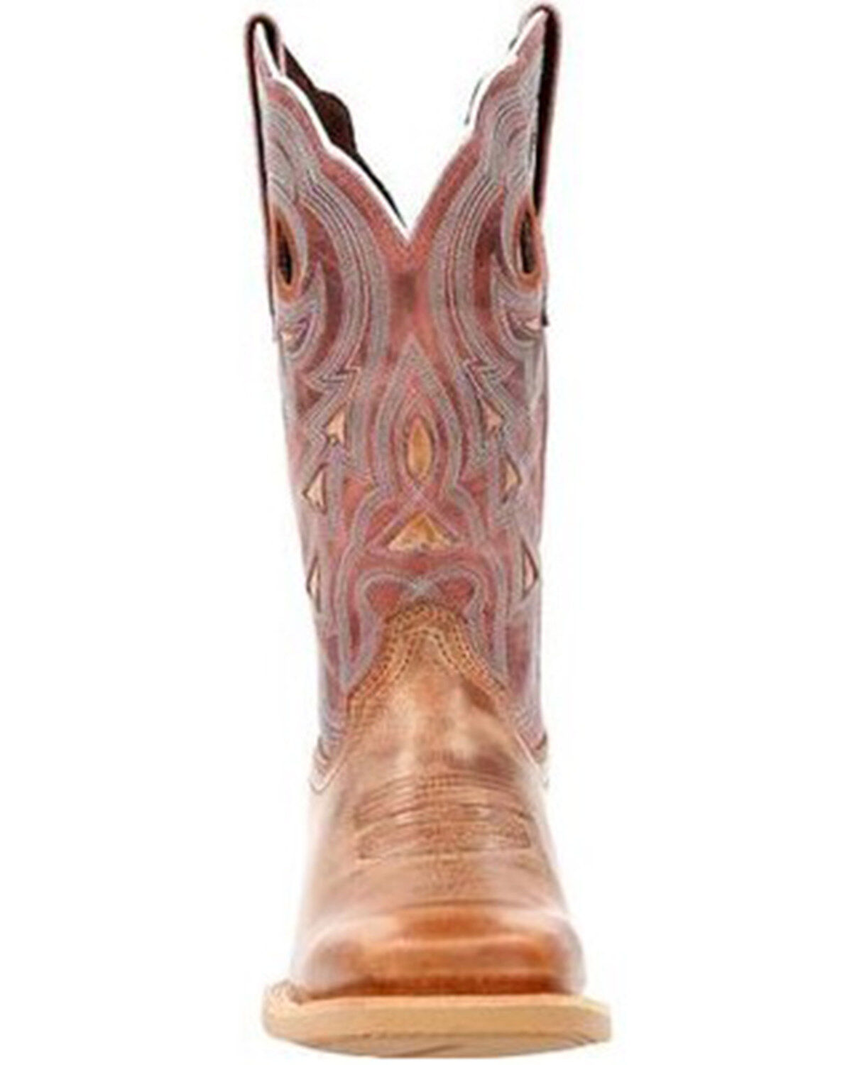 Image #4 - Durango Women's Red Lady Rebel Pro Western Performance Boots - Broad Square Toe, Rose, hi-res