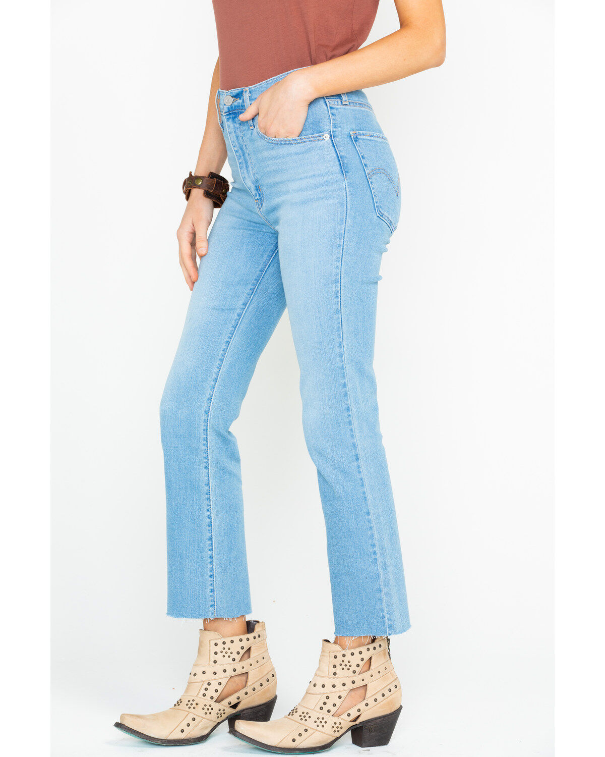 levi's mile high crop flare