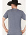 Cinch Men's Camp Yee-Haw Stock Brokers Graphic T-Shirt , Heather Blue, hi-res