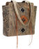 American West Navajo Soul Zip Top Tote, Dark Brown, hi-res