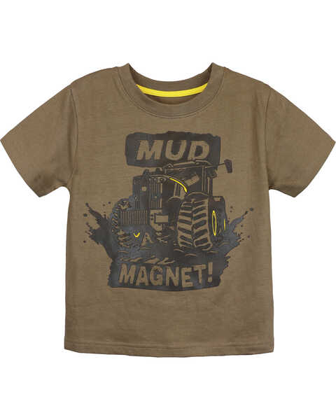 John Deere Toddler Boys' Mud Magnet Short Sleeve Graphic T-Shirt , Brown, hi-res