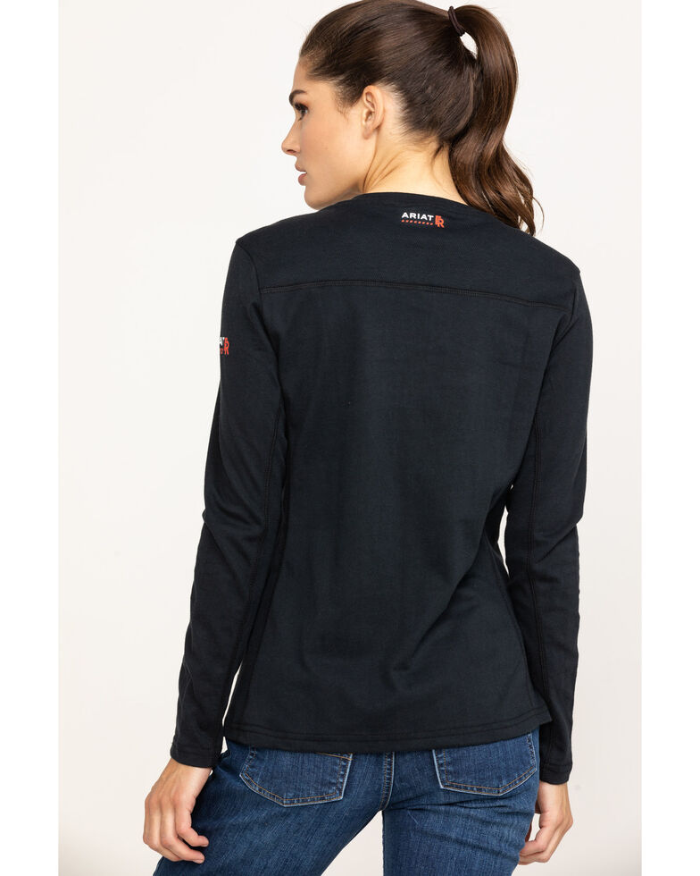 womens long sleeve work tops