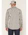 Image #1 - Cody James Men's FR Dalton Plaid Print Snap Stretch Work Shirt, Cream, hi-res