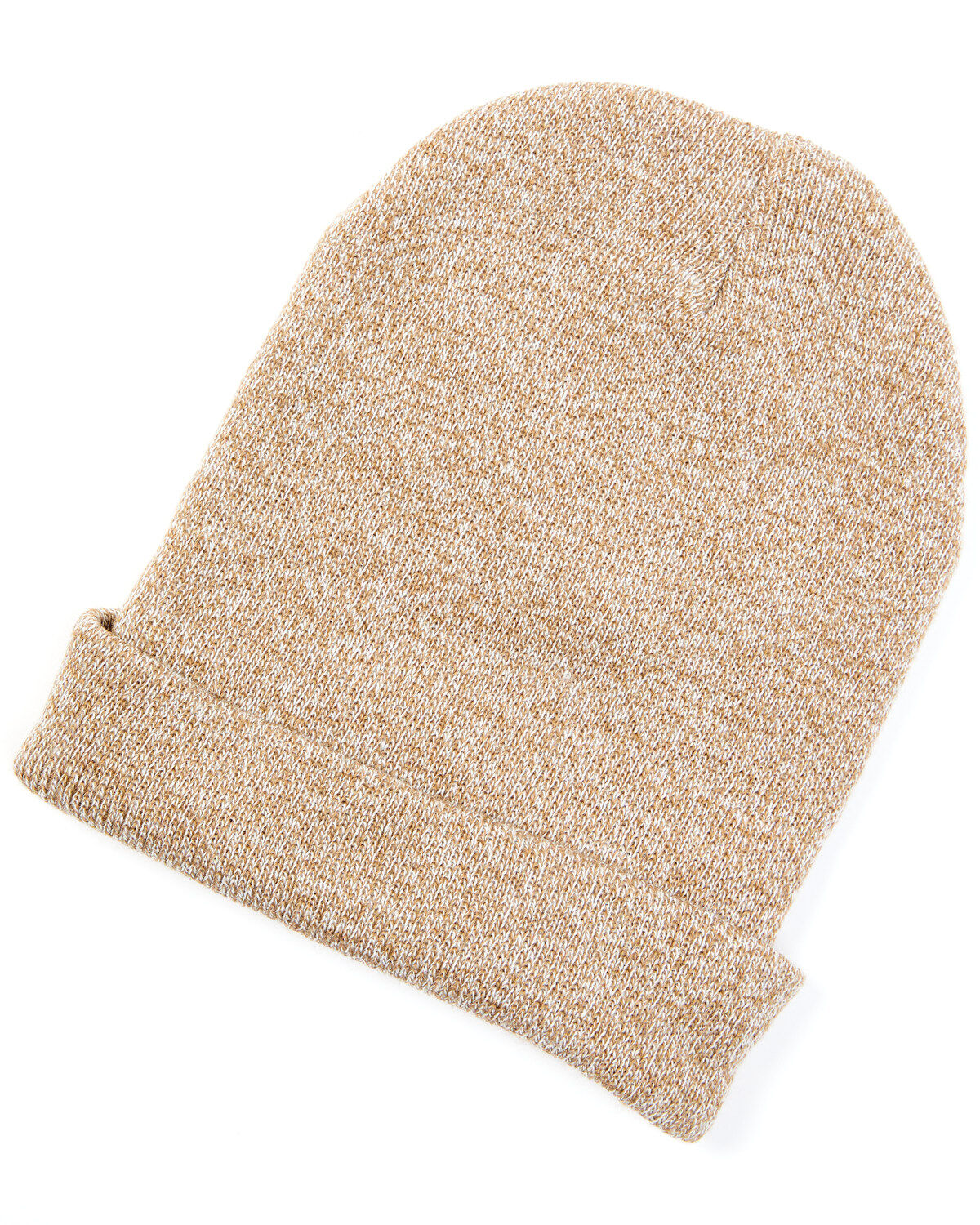 Image #3 - Hawx® Logo Patch Beanie, Lt Brown, hi-res