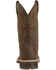 Ariat Hybrid Rancher Waterproof Pull On Work Boots - Square Toe, Brown, hi-res