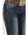 Image #4 - Rock & Roll Denim Women's Medium Wash Mid Rise Cheetah Applique Stretch Bootcut Jeans, Medium Wash, hi-res