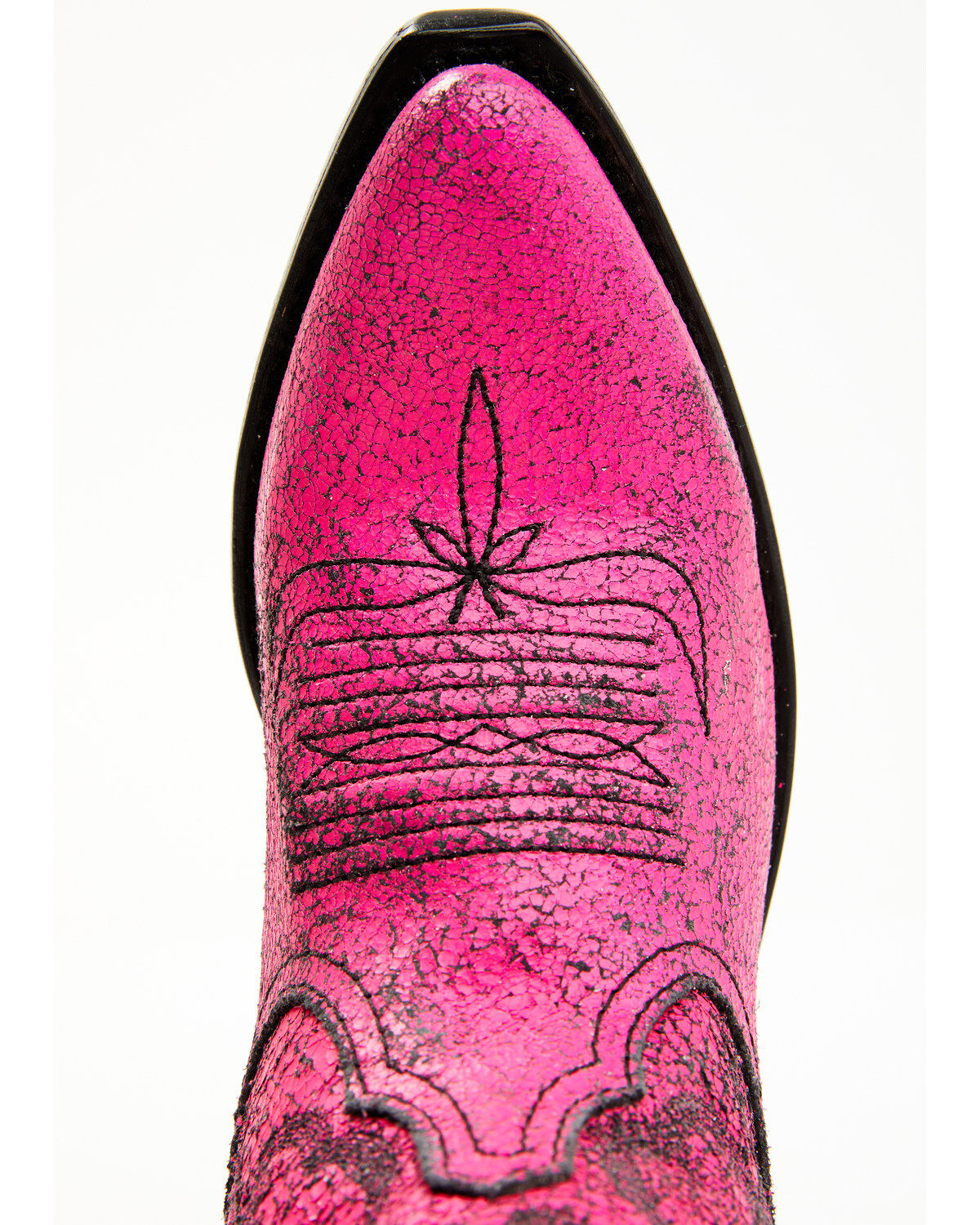 Image #6 - Liberty Black Women's Boot Barn Exclusive Sienna Distressed Western Boots - Snip Toe, Pink, hi-res