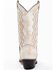 Laredo Women's Rustic Bone Overlay Western Boots - Square Toe, Off White, hi-res