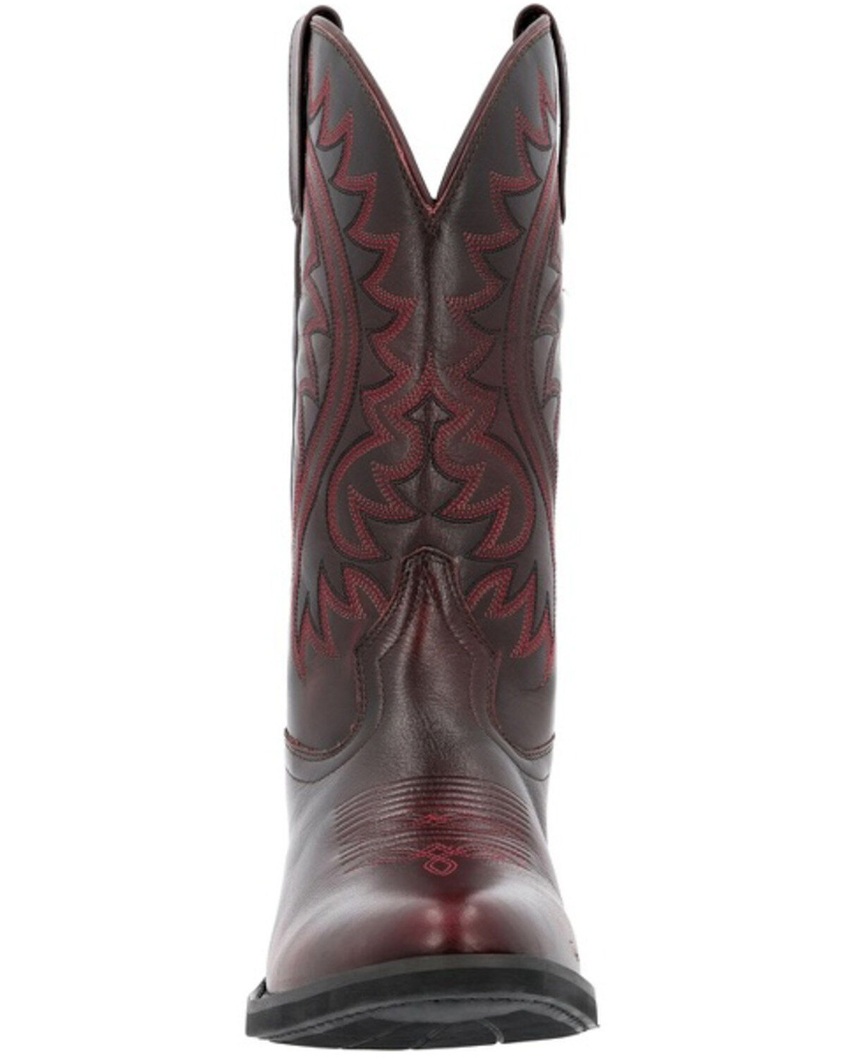 Image #4 - Durango Men's Shyloh Western Boots - Round Toe, Burgundy, hi-res