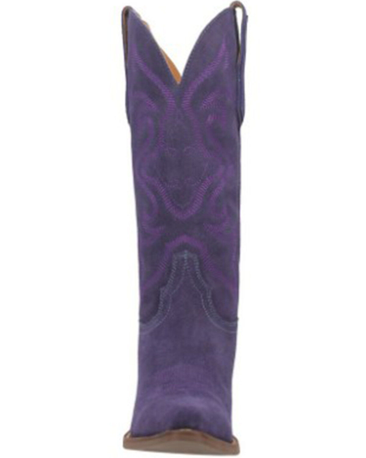 Image #4 - Dingo Women's Out West Suede Western Boots - Round Toe, Purple, hi-res