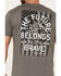 Image #2 - Buckwear Men's Belong To The Brave Short Sleeve Graphic T-Shirt, , hi-res