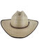 Image #4 - Cody James® Men's Brown Trimmed Straw Hat, Natural, hi-res