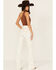Image #3 - Ariat Women's Larissa High Rise Slim Trouser Stretch Denim Jeans, White, hi-res