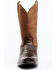 Moonshine Spirit Men's Madison Brown Printed Leather Western Boots - Square Toe , Brown, hi-res